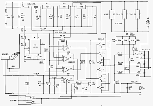 電動(dòng)車控制器電路圖