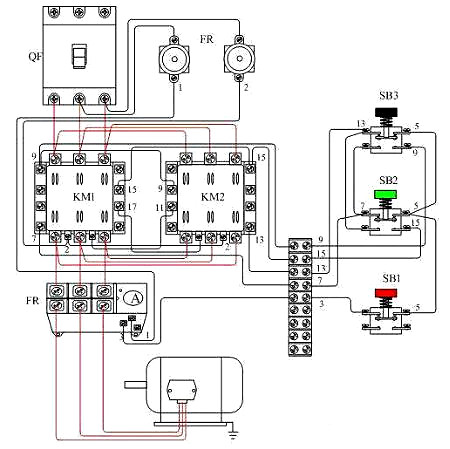 電動機正反轉控制接線圖