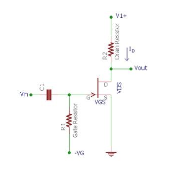 結(jié)型場效應(yīng)管偏置方式