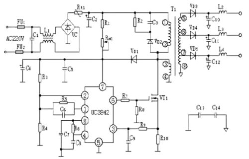 電腦電源電路圖