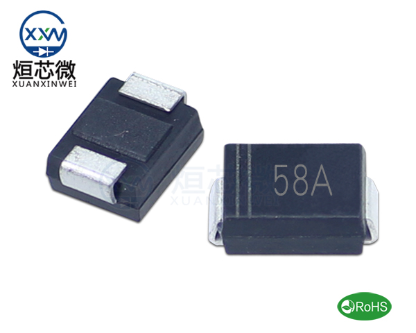 P6SMB58A參數(shù),TVS二極管P6SMB58A瞬態(tài)(變)抑制二極管
